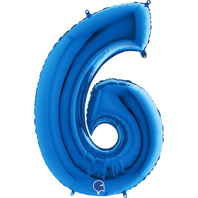 (image for) 40" Grabo Blue Foil Number 6